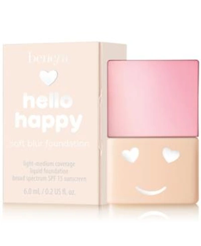 Shop Benefit Cosmetics Hello Happy Soft Blur Foundation Mini In Shade 1 - Fair Cool