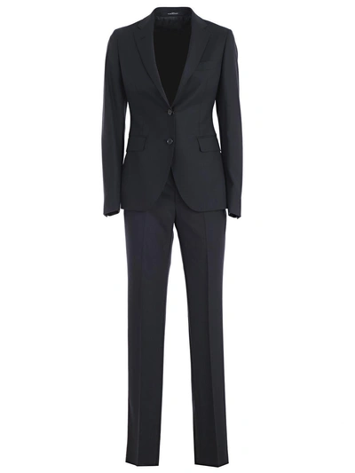 Shop Tagliatore Two-piece Suit In Bnavy