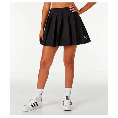 Shop Adidas Originals Adidas Women's Originals Colorado Pleated Skirt In Black Size Medium Polyester/polyamide