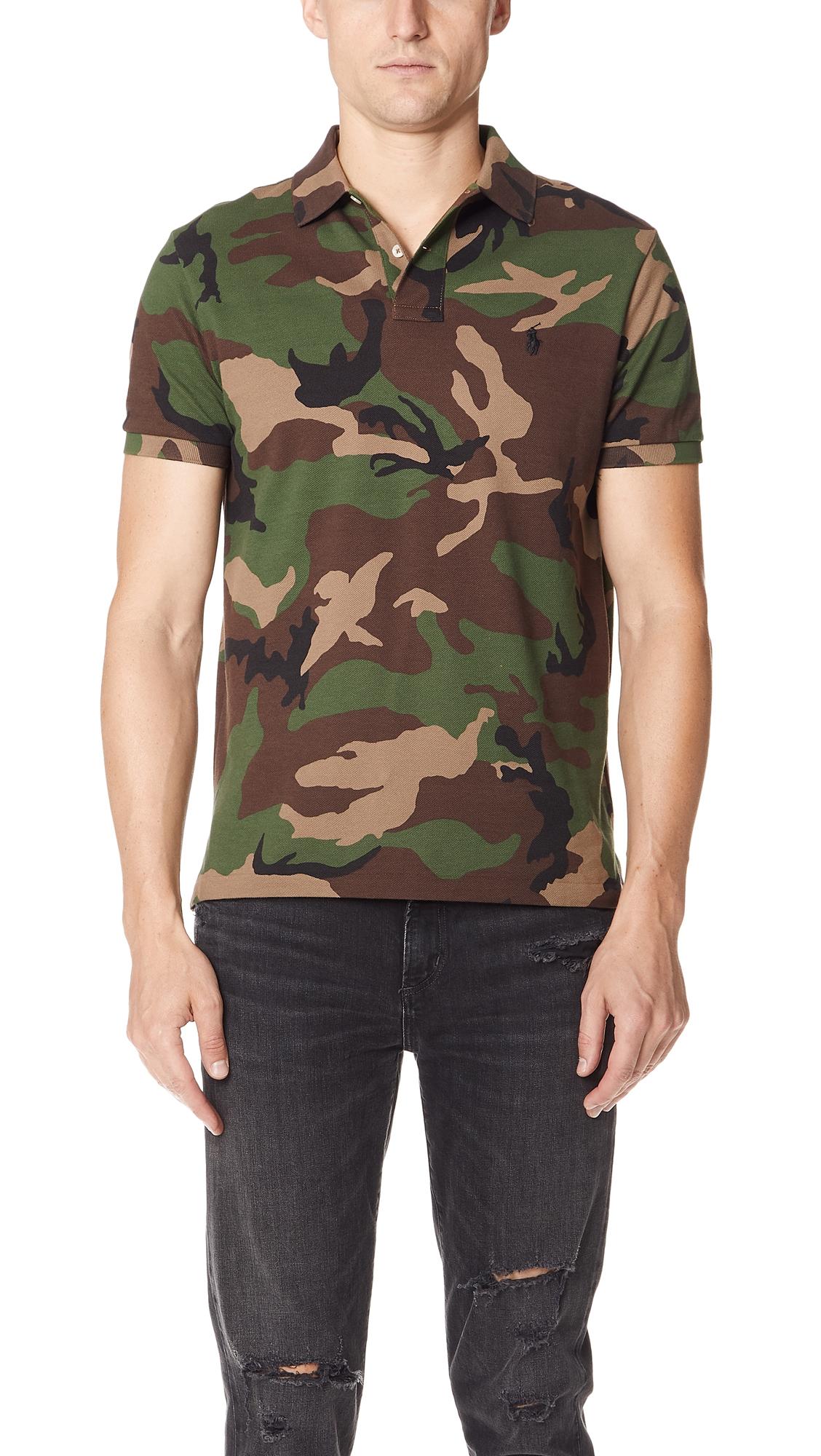 camouflage ralph lauren polo shirt