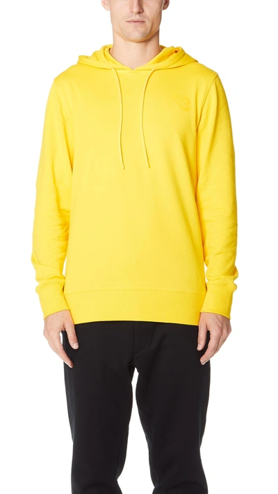 Shop Y-3 M Classic Hoodie In Yellow
