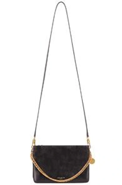 Shop Givenchy Cross3 Leather Crossbody Bag In Black