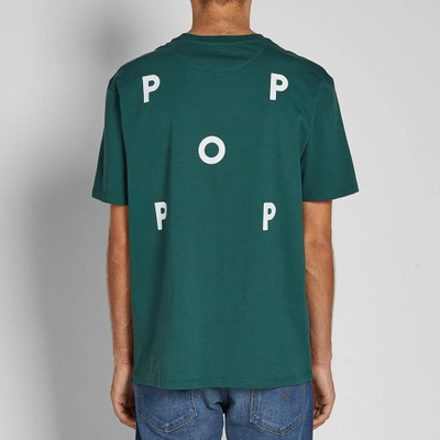 Shop Pop Trading Company Pop Trading Company Logo Tee In Green