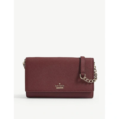 Shop Kate Spade Cameron Street Corin Leather Continental Wallet In Sienna