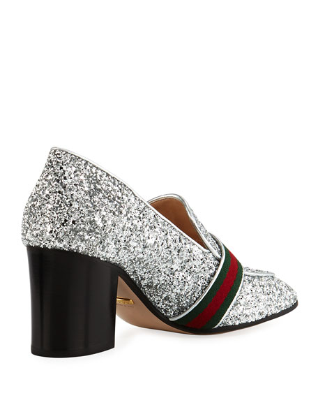 gucci shoes block heel