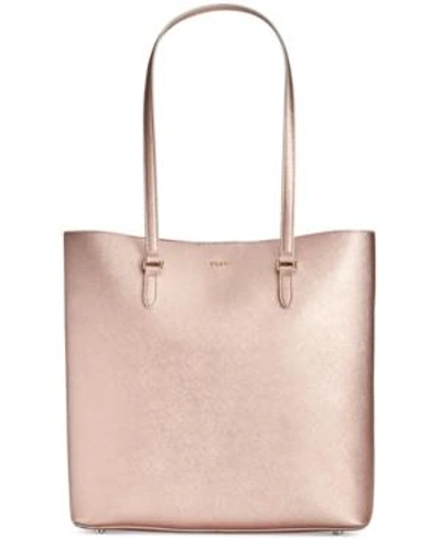 Shop Dkny Bryant Tote, Created For Macy's In Rose Gold/gold