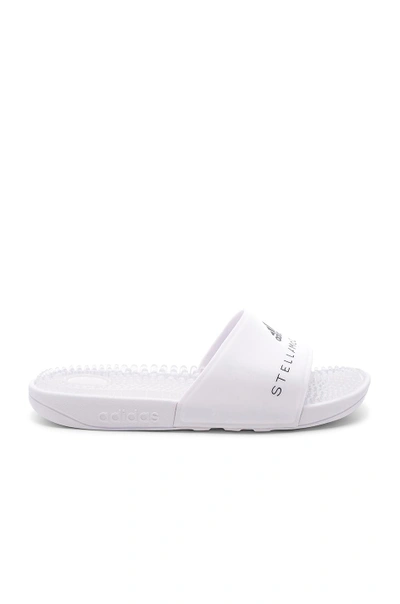 Shop Adidas By Stella Mccartney Adissage Slides In White