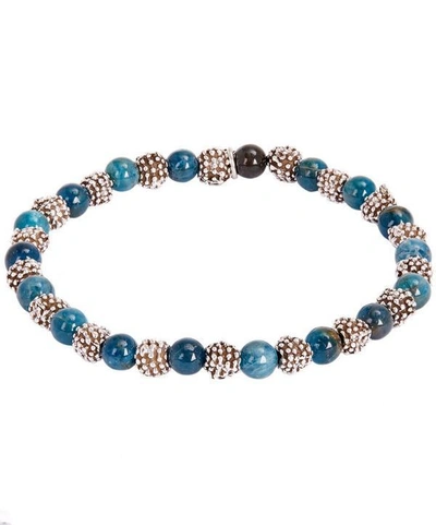 Shop Philippe Audibert Myly Beaded Bracelet In Blue