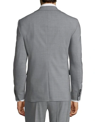 Shop Theory Men's Chambers Stretch Wool Blazer In Chrome Melange