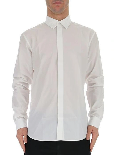 Shop Givenchy Classic Cotton Shirt In White