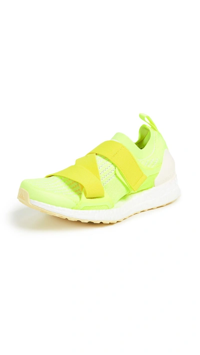 Shop Adidas By Stella Mccartney Ultraboost X Sneakers In Solar Yellow/yellow/mist Sun