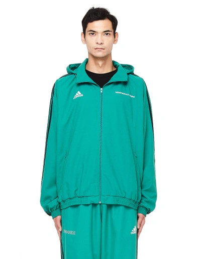 Gosha Rubchinskiy Russia Printed Adidas Tracksuit Jacket In Green | ModeSens