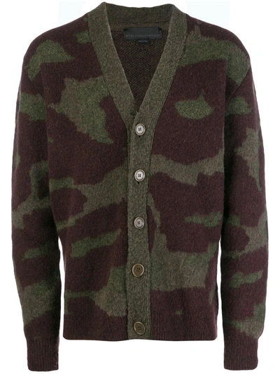 Shop Stella Mccartney Camouflage Cardigan - Green