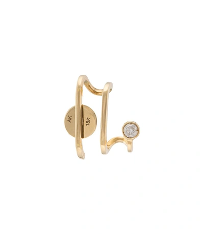 Shop Ana Khouri Gold Unit Diamond Amelie Earring