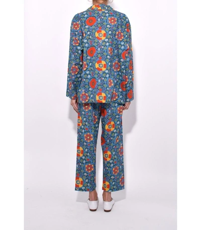 Shop Rhode Berto Pajamas In Blue Multiflower