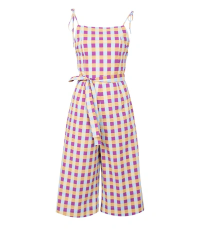 Shop Lhd Multicolor Hibiscus Jumpsuit