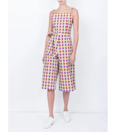 Shop Lhd Multicolor Hibiscus Jumpsuit