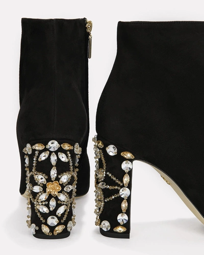 Shop Dolce & Gabbana Crystal Heel Booties