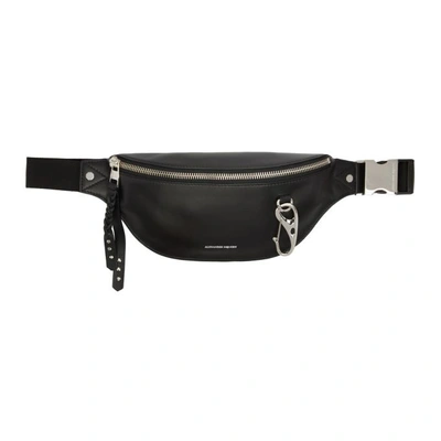 Shop Alexander Mcqueen Black Harness Belt Bag In 1000 Black