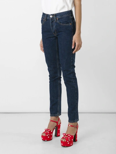 Shop Re/done Straight Skinny Jeans