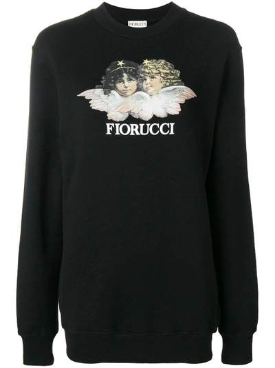 Shop Fiorucci Logo Print Sweatshirt