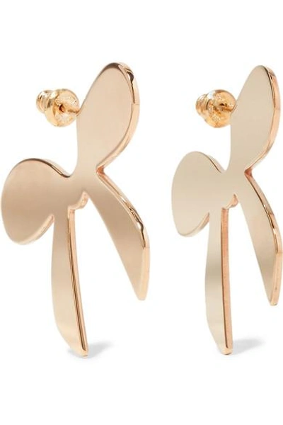 Shop Simone Rocha Gold-plated Earrings