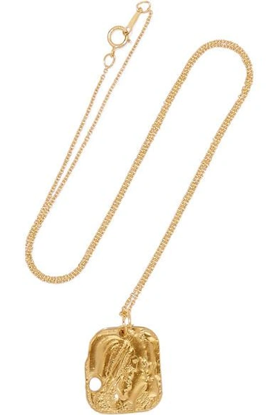 Shop Alighieri The Sorcerer Gold-plated Necklace