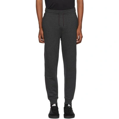 Shop Hugo Grey Doak-u1 Lounge Pants In 015 Mtl Gre