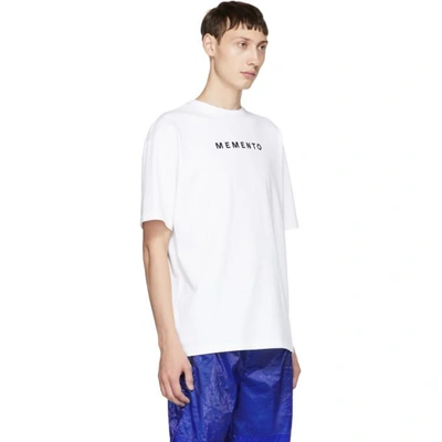 Shop Filling Pieces White Graphic T-shirt In 1938 Wht/bl
