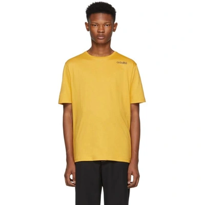 Shop Wales Bonner Yellow Creolite T-shirt In Co11mustard
