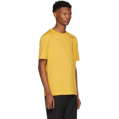 Shop Wales Bonner Yellow Creolite T-shirt In Co11mustard