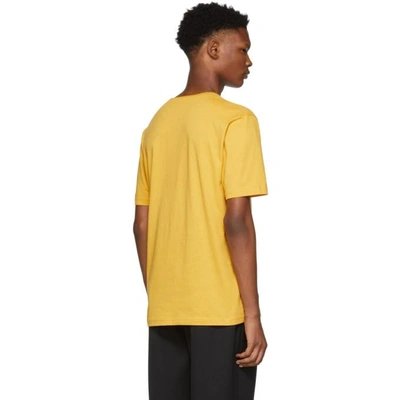 Shop Wales Bonner Yellow Creolite T-shirt In Co11mustard