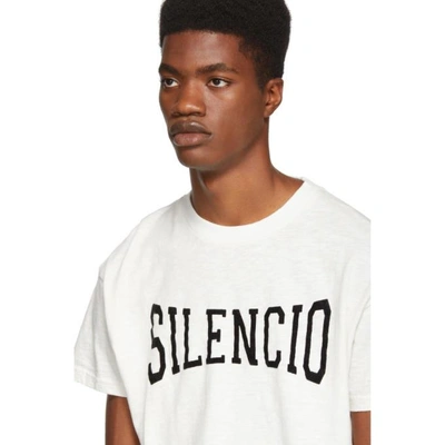 Shop Nasaseasons White Silencio T-shirt