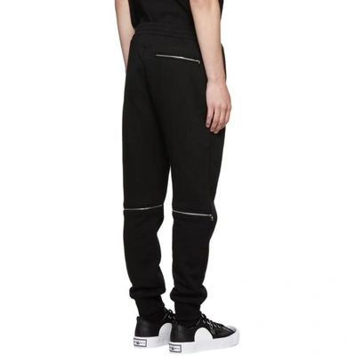 Shop Alexander Mcqueen Black Jogger Lounge Pants In 1000 Black