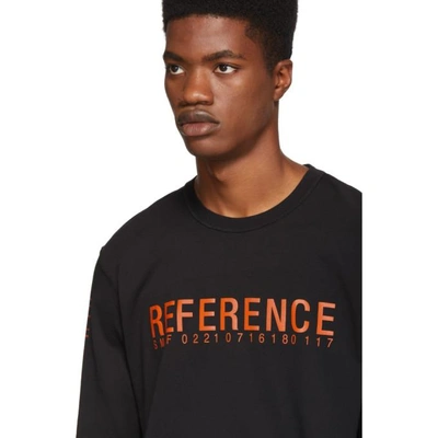 Shop Yang Li Black Reference 4 Long Sleeve T-shirt In 99 Black