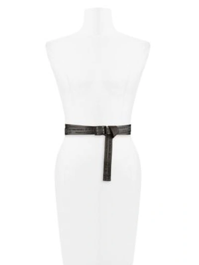 Shop Off-white Mini Industrial Belt In Black