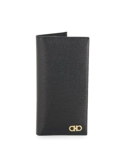 Shop Ferragamo Breast Pocket Wallet In Black