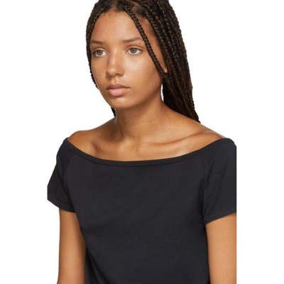 Shop Helmut Lang Black Seamless T-shirt