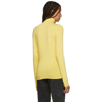 Shop Raf Simons Yellow Classic Turtleneck In 00015 Yello