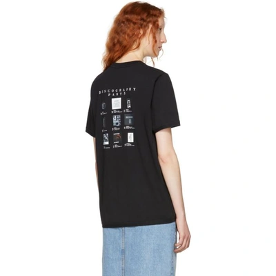 Shop Yang Li Black Alternative Discography T-shirt In 99 Black