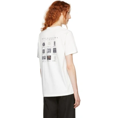 Shop Yang Li White Alternative Discography T-shirt In 01 White