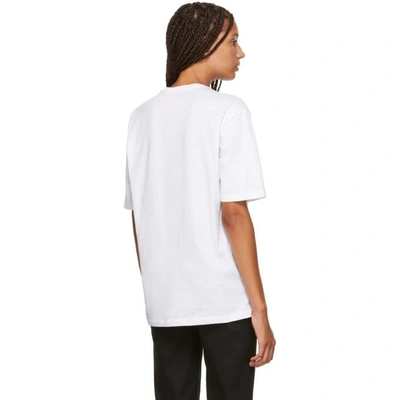 Shop Alexander Mcqueen White Jungle Collage T-shirt In 0900 White