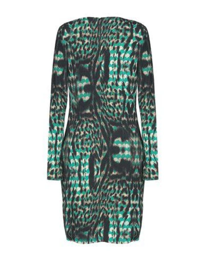 Shop Class Roberto Cavalli Short Dresses In Green