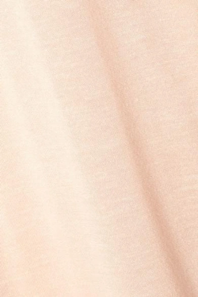 Shop Calé Sandrine Modal-blend Jersey T-shirt In Blush