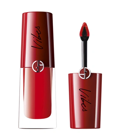 Shop Giorgio Armani Lip Magnet Liquid Vibes Lipstick 304 Scarlet