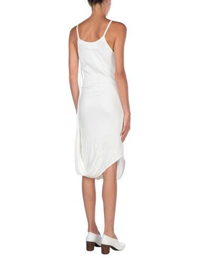 Shop Mm6 Maison Margiela Short Dress In Ivory