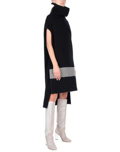 Shop Yohji Yamamoto Knee-length Dress In Black