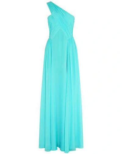 Shop Matthew Williamson Formal Dress In Turquoise