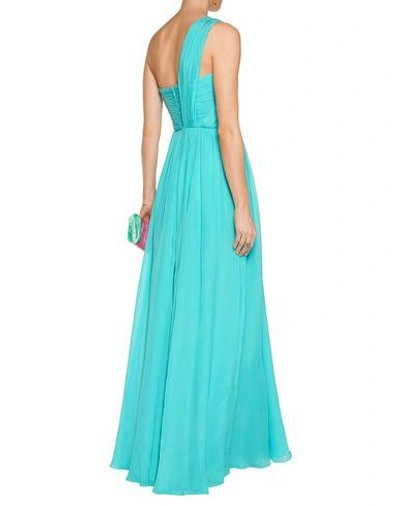 Shop Matthew Williamson Formal Dress In Turquoise