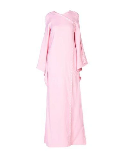 Shop Rosie Assoulin Long Dresses In Pink